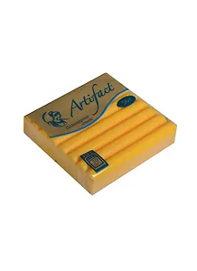 Набор для творчества Пластика (пластилин отверждаемый) брус 56гр, Желтый классический 1791