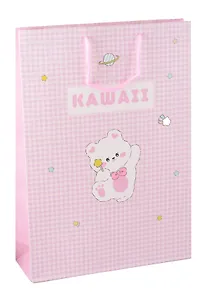 Пакет А3 45*32*10 "Kawaii. Мишка. Basic" дет., бум.мат.ламинат