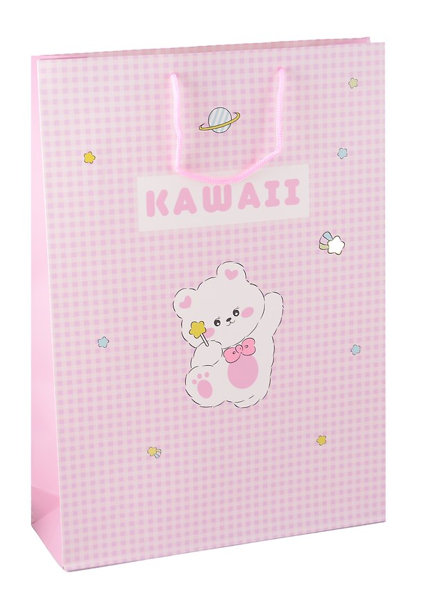 Пакет А3 45*32*10 "Kawaii. Мишка. Basic" дет., бум.мат.ламинат 3044085 — 1