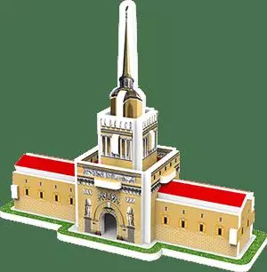 Сборная модель, 3D пазл Адмиралтейство,10 дет., 8*3,2*7см — 343239 — 1