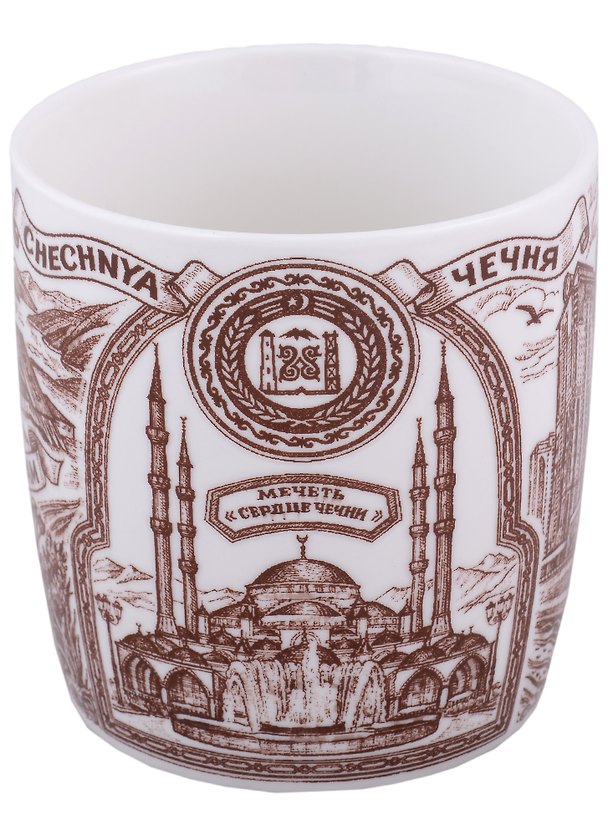 Кружка Чечня фарф. рис.коричн. 2935236 — 1