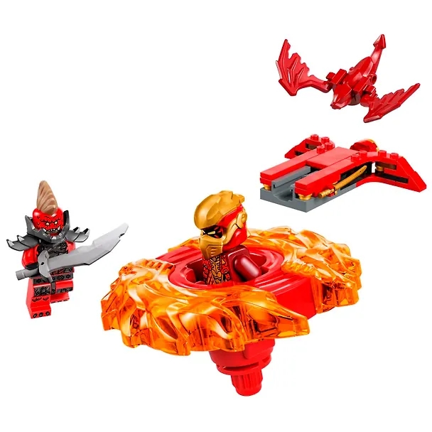 LEGO NINJAGO: Дракон Кая спиннер Кружитцу, 54 детали (71823) 3121295 — 5
