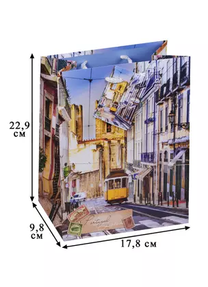 Пакет подарочный бумажный А5 "Порту" — 245906 — 1