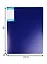 Папка-скоросшиватель "Hor Lines", синяя — 244020 — 2