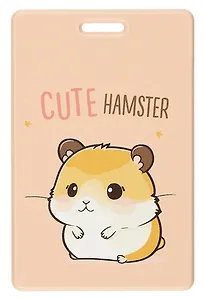 Чехол для карточек вертикальный Kawaii Хомячок Cute Hamster (ДК2024-65)