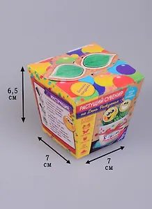 Сувенир растущая травка С Днем рождения (7х5) (1668158)