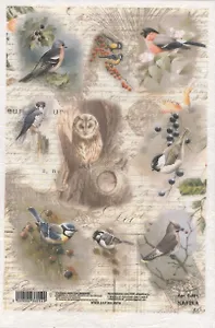 Рисовая карта для декупажа SAFINA (20х30 см) (П-001) (упаковка)