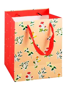 Пакет А5 23*18*10 Цветочный узор жен., бум.мат.ламинат