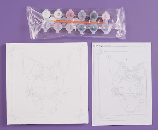Картина-раскраска по номерам «Sanrio Purple», 20 х 20 см, Lori 3111145 — 2