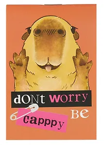 Блокнот А7 40л кл. "Капибара" гребень