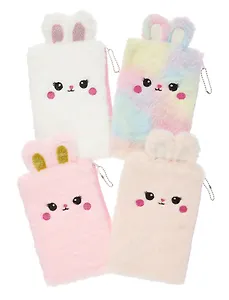 Пенал-косметичка "Зайка" плоский, 21*14,5 см, в ассортименте