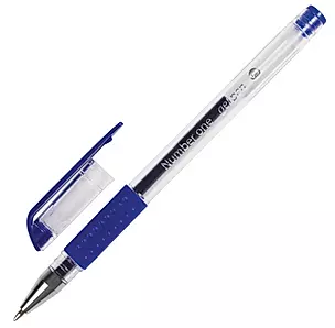 Ручка гелевая Brauberg, Number One, синяя 0,5 мм — 2937274 — 1
