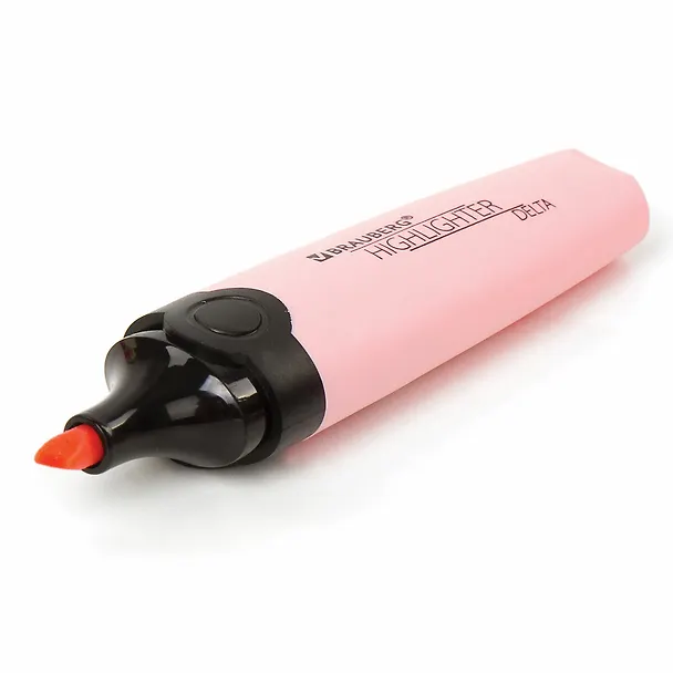 Текстовыделитель Brauberg, Delta Pastel, пастельный розовый 1-5 мм 2937344 — 8