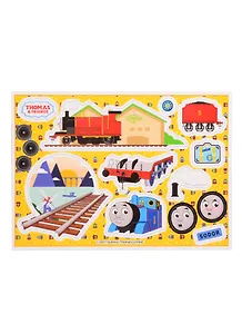 Раскраска с магнитным конструктором. Томас и его друзья. Веселые паровозики