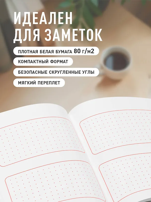Записная книжка «Твой день, твои записи! Блокнот с корейской практичностью» А6, 48 листов в точку, Эксмо 3137908 — 4