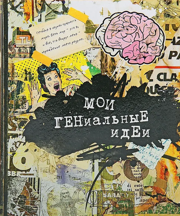 Тетрадь 24 листа в клетку Мои гениальные идеи (722043) (Сима-ленд) 2383590 — 1