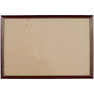 Рама со стеклом, коричневая с золотом, 40 х 60 см