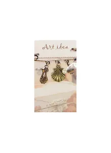 Кулоны в асс. 2 Подвеска Бронз. ракушка с жемчужиной (QA 6864) (14021276) (упаковка)