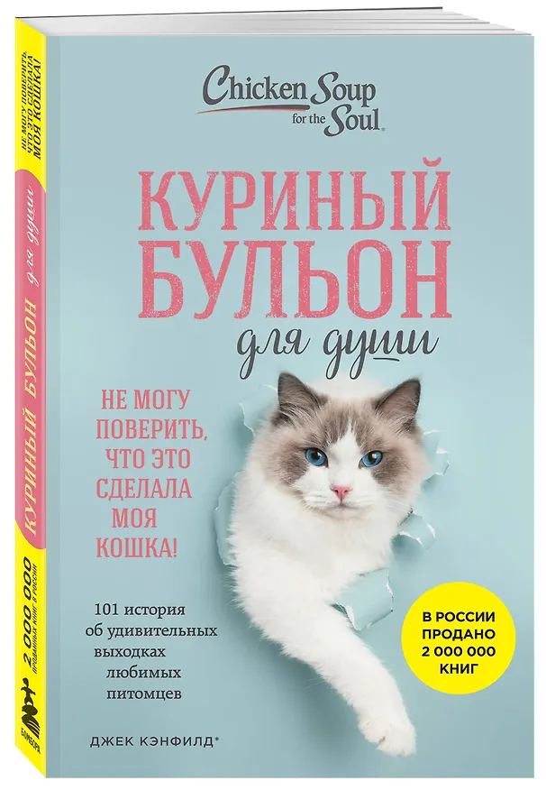 Книга Куриный бульон для души. Не могу поверить, что это сделала моя кошка! 101 история об удивительных выходках любимых питомцев (Джек Кэнфилд, Марк Хансен, Дженнифер Кваша) — 7