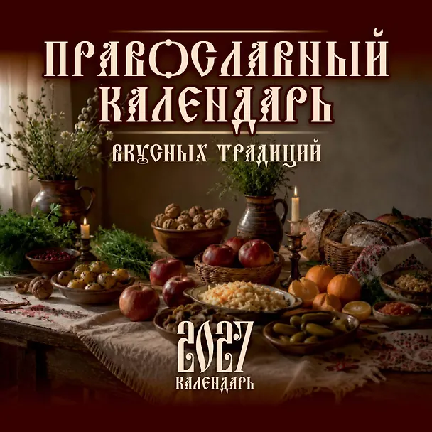 Календарь 2027г 300*300 "Православный календарь вкусных традиций" настенный, на скрепке 3168922 — 1