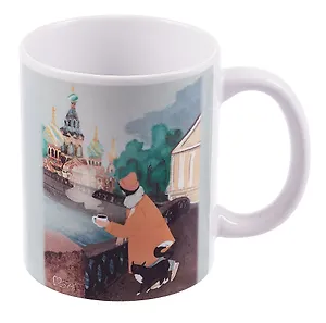 Кружка СПб Ноксо Наедине с Петербургом Возле Спаса (керамика) (330мл) (К2025-126)