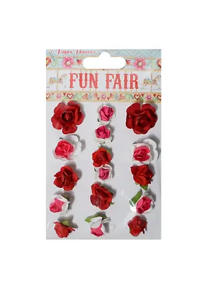 Цветочки бумажные Fun Fair (HCFW003) (16шт) (упаковка) 2439973