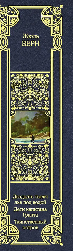 Книга Двадцать тысяч лье под водой. Дети капитана Гранта. Таинственный остров (Жюль Габриэль Верн) — 3