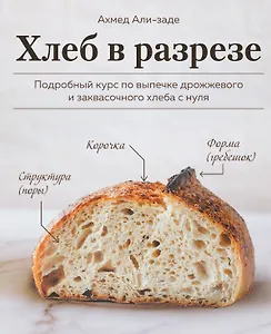 Хлеб в разрезе. Подробный курс по выпечке дрожжевого и заквасочного хлеба с нуля