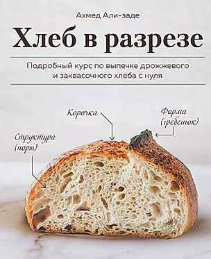Хлеб в разрезе. Подробный курс по выпечке дрожжевого и заквасочного хлеба с нуля — 2946071 — 1