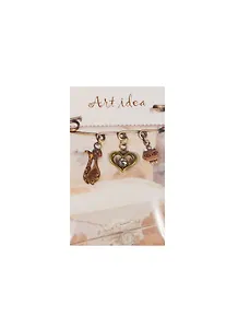 Кулоны в асс.2 Подвеска Сердце со стразом (QA 6617) (14021263) (упаковка)