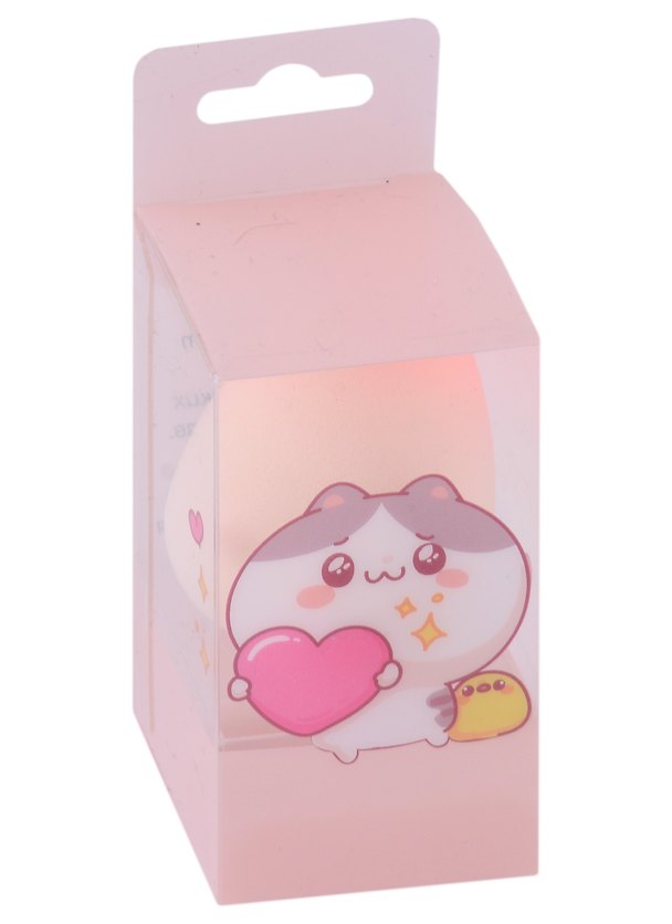 Спонж для макияжа Kawaii Котик с сердечком (градиент) (6 см) 2947230 — 1