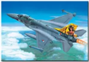 Модель, сборная, ITALERI, Самолет  F-16 Fighting Falcon (1:72) — 2304465 — 1