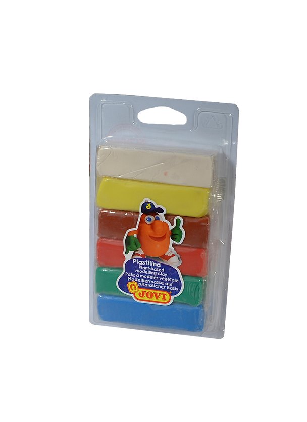 Пластилин 06цв 150гр PLASTILINA блистер, JOVI 203443 — 1