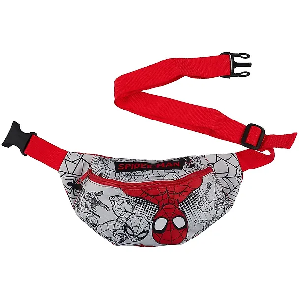 Cумка на пояс Человек-паук Spider-man (текстиль) (25х18) 2929543 — 2