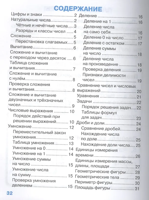 Книга Правила по математике для начальной школы с наклейками-шпаргалками (Ирина Бахметьева) — 2