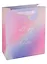 Пакет А4 26*32*12,5 "Праздничный градиент" жен., бум., тиснение, тег — 2892489 — 2