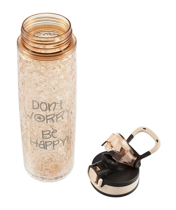 Бутылка с эффектом льда Dont worry be happy (платик) (500мл) (12-16484-202405-B10) 3045379 — 7