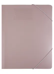 Папка на резинке A4 "Gems" кремовый, пластик 0,5мм