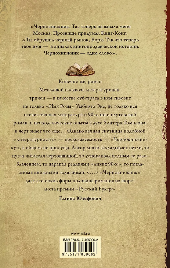 Книга Чернокнижник (Светлана Метелёва) — 2