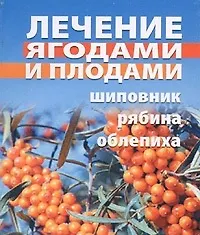 Лечение ягодами и плодами (рябина шиповник облепиха) (мал) (мягк). Батяева Т. (Виктория Плюс)