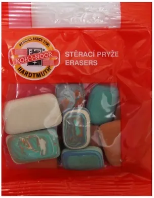 Набор ластиков "Pebble", Koh-I-Noor 200827