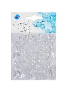 Набор бусин Кристальная игра Цветочки малые прозрачные (CRP090) (упаковка)