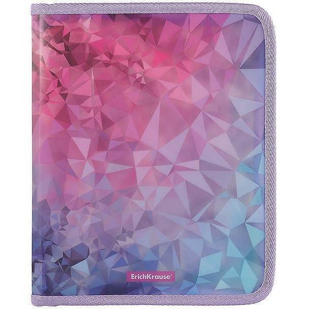 Папка для тетрадей «Pink Dynamique» А5+, пластик, на молнии с трёх сторон, Erich Krause 259287 — 1