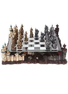 Набор для игры в шахматы (42х42х12) (полистоун, стекло) (765-006)