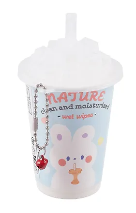 Салфетки влажные Kawaii (стаканчик) (30 шт) (12-26851-202406-FA18) (Lafilaf) 3054758