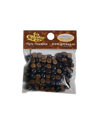 Деревянные бусины Квадратные темно-коричневые (00009504) (8мм) (упаковка) 2397313