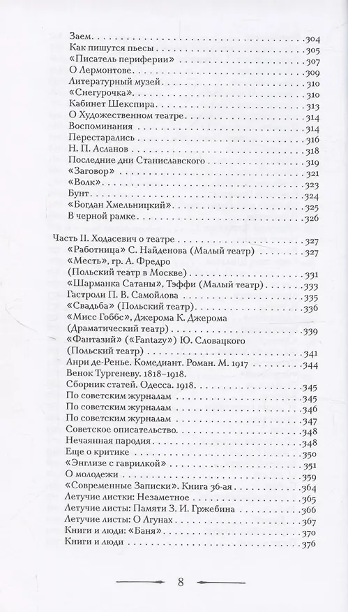 Книга О драматическом театре статьи 1910–1930-х годов (Владислав Ходасевич) — 8