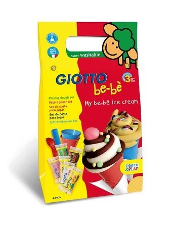 Набор пасты для лепки, Giotto be-bè My Recipes My Ice Cream 6шт.пасты и 5шт.аксессуаров 353696 — 1