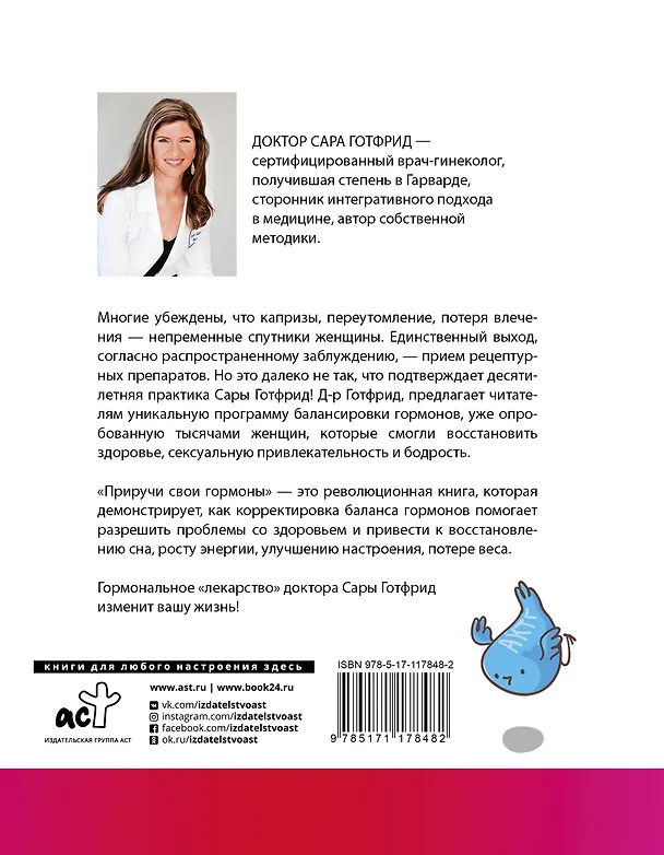 Книга Приручи свои гормоны: простые способы быть здоровой (Сара Готфрид) — 2