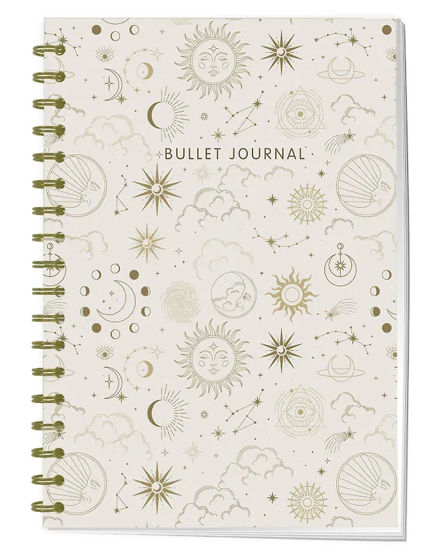Книга для записей А5 120стр тчк. "Bullet Journal (эзотерический светлый)" 3009885 — 2